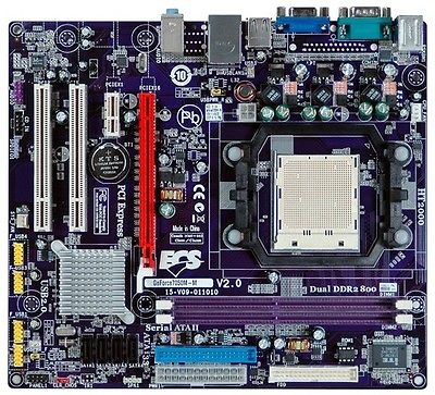 Tarta Madre ECS Socket AM2 GeForce7050M-M (V1.0A) Usada En Buenas Condiciones.